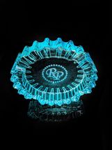 Rocky Patel Luminoso Aqua Glass Ashtray Gorgeous 10" Diameter NIB image 5