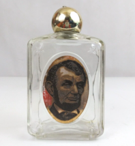 Vintage Avon Abe Lincoln Tribute 4 Fl Oz Empty After Shave Glass Bottle - $5.81