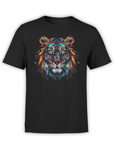 FANTUCCI Cats T-Shirt Collection | Tribal Spirit Tiger T-Shirt | Unisex - £17.29 GBP+