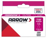 Arrow T18 7/16&quot; 11mm Round Crown Staples for Arrow Stapler 1000pcs - $10.45