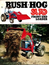 One(1) Bush-Hog SL70 Front End Loader Dealer Sales Specs Accessory Brochure - $15.71