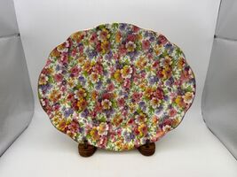 James Kent DU BARRY Dubarry Floral Chintz 10 1/2" Smal Oval Serving Platter - $49.99