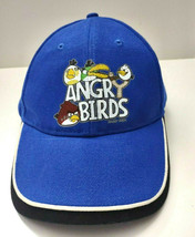 Angry Birds Mens Adjustable 100% Polyester Blue Retro Baseball Cap Hat Toppers - £10.99 GBP