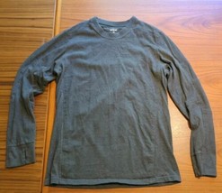 Kuhl Shirt Mens Charcoal Gray Wildfibre Long Sleeve Pullover Outdoors Medium - £15.02 GBP