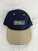 Wilson Navy Tan Snapback Hat Cap  - $10.95