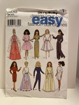 90s Simplicity Sewing Pattern 9838 Barbie Fashion Doll Clothes 11.5&quot; UNCUT - £6.26 GBP