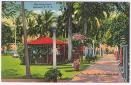 Postcard The Grounds Myrtle Bank Hotel Jamaica British West Indies - $4.94