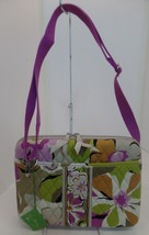 NWT Vera Bradley Quilted Colorful Hard Shell Tablet/Ipad Case Crossbody Bag - £27.22 GBP