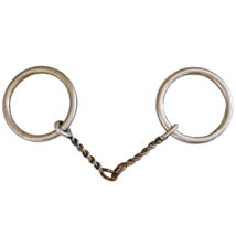 Unmarked Heavy Stainless 3 inch O Ring 3/8 in Diameter Twisted Wire Snaf... - £79.23 GBP