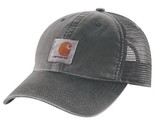 Carhartt 100286-476 Men&#39;s Adjustable Canvas Mesh-Back Cap, Gravel, One Size - £31.66 GBP