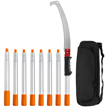 VEVOR Manual Pole Saw, 4.6-9.8 ft Extendable Tree Pruner, Sharp Steel Blade - $547.38 MXN