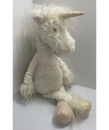 Jellycat Plush Dainty Unicorn 20” Soft White w/Iridescent Accents Nice VGU - $12.65