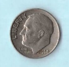 1968 P Roosevelt Silver Dime Moderate Wear - $6.99