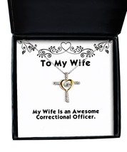 Fun Wife Gifts, My Wife is an Awesome Correctional Officer, New Holiday Cross Da - £39.65 GBP