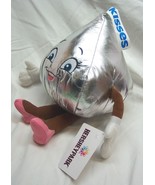 Hershey&#39;s SILVER HERSHEY KISS FEMALE GIRL CHARACTER 13&quot; Plush STUFFED AN... - $376.19 MXN
