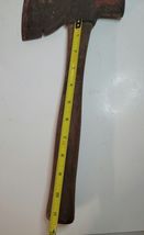 Vintage Hatchet/Axe Wood V Notch and Wood Handle image 14