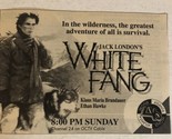 White Fang Print Ad Advertisement Ethan Hawke Atlanta Tpa14 - £4.66 GBP