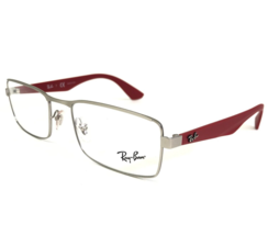 Ray-Ban Eyeglasses Frames RB6332 2538 Red Silver Rectangular Full Rim 53... - $111.99