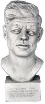 John F. Kennedy 20" American USA President Bust Sculpture - $296.01