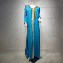 MD Eid Abaya Dubai Turkish Islamic Clothing Kaftan Long Dresses For Muslim Women - £95.50 GBP