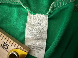 Eloges Women’s Tan & Green 3/4 Sleeve Blouse Top Size Large Made In USA image 4