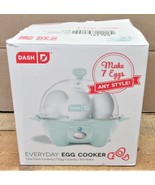 Dash Everyday Egg Cooker - Makes 7 Eggs - Teal - DEC005TA - £15.70 GBP