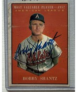 Bobby Shantz Autographed 1961 Topps MVP Baseball Card - Philadelphia Ath... - $459.96 MXN