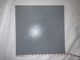 LEGO 48 X 48 Stud Light Gray Base Plate 15&quot; X 15&quot; Square Baseplate - £11.89 GBP