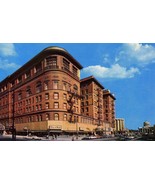 Vintage Postcard 1970&#39;s Monticello Hotel Norfolk Virginia Old Cars Unposted - £3.92 GBP