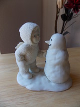 Dept. 56 Snowbabies Retired “Snowman Why Don’t You Talk To Me” Figurine  - £22.38 GBP