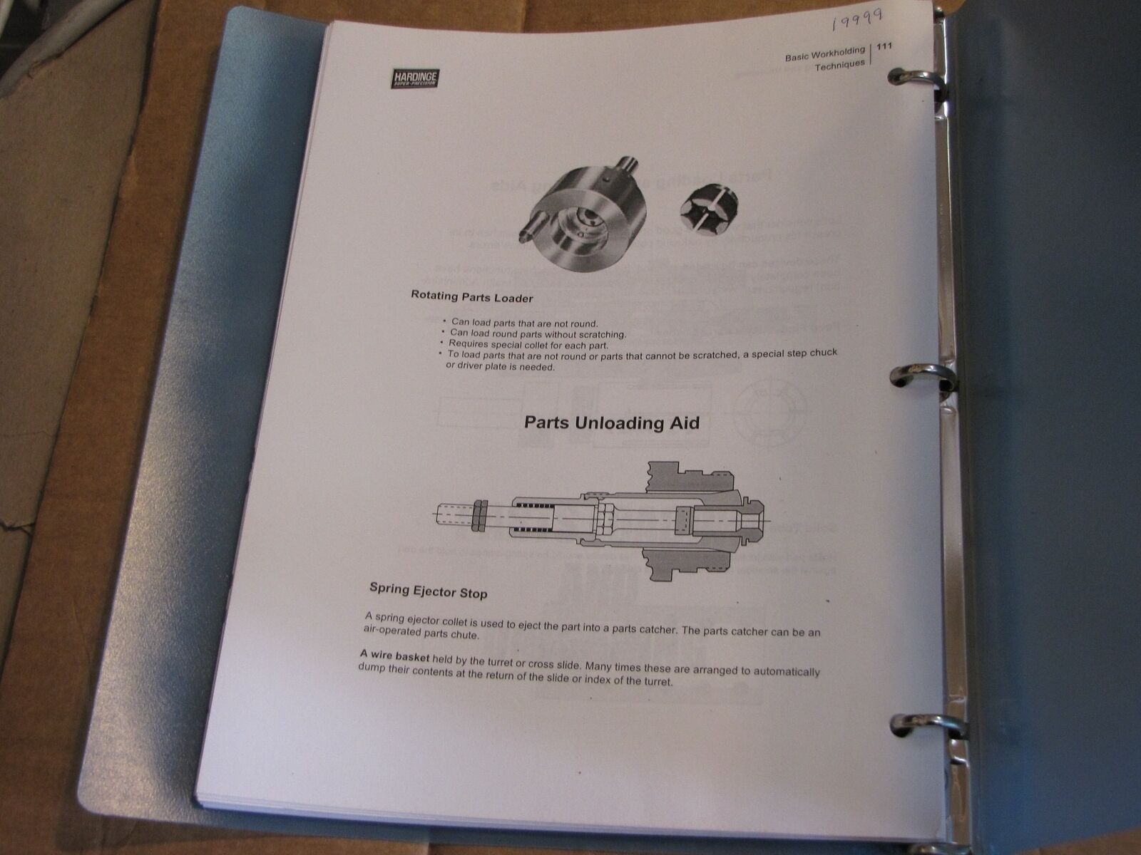 Hardinge Basic Workholding Techniques Manual Test, Measurement