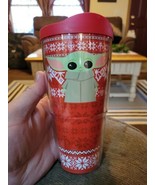 Christmas The Mandalorian Baby Yoda Holiday Sweater 16oz. Tervis Tumbler - $27.23