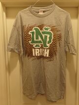 University of Notre Dame "FIGHTING IRISH" Gray T-Shirt NWT Size (XXL) $22 - $13.85