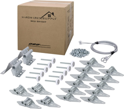 GaGarage Door Hinge Roller Bracket Tune-Up Kit for 7&#39; Doors (16&#39;x7&#39; or 18&#39;x7&#39;)  - $91.47