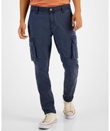 Sun + Stone Men&#39;s Morrison Tapered Fit Distressed Cargo Pants in Fin Gra... - $42.22 CAD