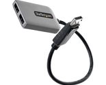 StarTech.com Dual-Monitor DisplayPort 1.4 Splitter, DisplayPort to 2x DP... - $79.49