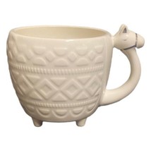 Target OPAL HOUSE Mug Camel Handle Ceramic Coffee Tea Cup LLama Gold Acc... - $13.86