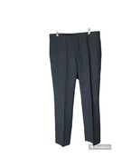 Farah Mens Gray Dress Pants Size Approx 34 X 30 VTG Polyester Flat Front... - $15.99