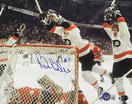 Bill Barber Signed 8x10 Philadelphia Flyers NHL Hockey Goal Photo BAS - £30.46 GBP