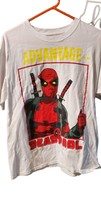 Marvel Deadpool Shirt size Large white - £7.85 GBP
