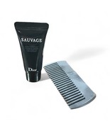 Dior Mens Beard Comb Sauvage Travel Size &amp; Moisturizer 2pc Gift Set Limited - $611.40 MXN