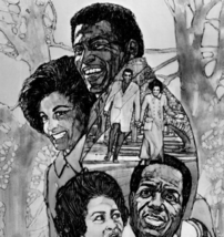 Barefoot in the Park Press Photo Sketch Nipsey Russell Scoey Mitchell AB... - $17.47