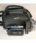 Canon Vixia HF10 Digital Camcorder Black *VERY GOOD/TESTED* W 32GB SD + ... - $154.68 CAD