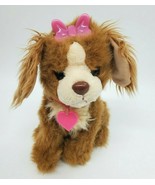 AniMagic Sparkle My Glowing Puppy Dog 12&quot; Plush Sound Light-Up Brown B221 - €13,06 EUR