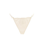L&#39;AGENT BY AGENT PROVOCATEUR Womens Thongs Lace Floral Wedding White Size L - $19.39