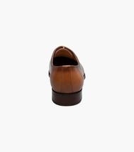 Stacy Adams Hallquist Plain Toe Oxford Shoes Leather Toffee 25742-235 image 2