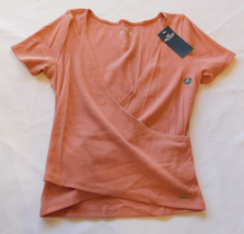 Hollister Women&#39;s Junior&#39;s short sleeve t shirt top Baby Tee Size S small Salmon - £27.36 GBP