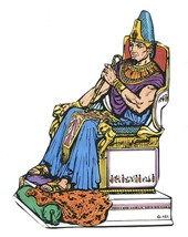 Pharoah Flannel Board Bible Story Figure Vintage 1980s Regular Baptist P... - $9.70