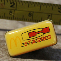 McDonalds C Staging Employee Collectible Pinback Pin Button - £8.68 GBP