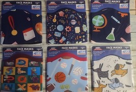 Twelve (12) Unibody Soft Stretch ~ Face Masks ~ One Size ~ Various Patte... - $42.10 CAD
